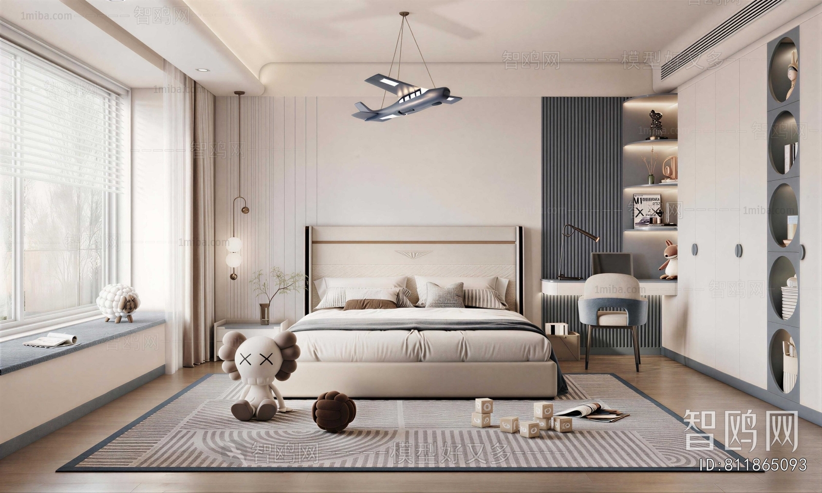 Modern Boy's Room And Son's Room