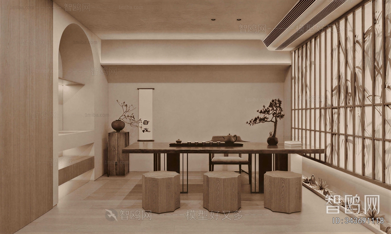 New Chinese Style Tea House