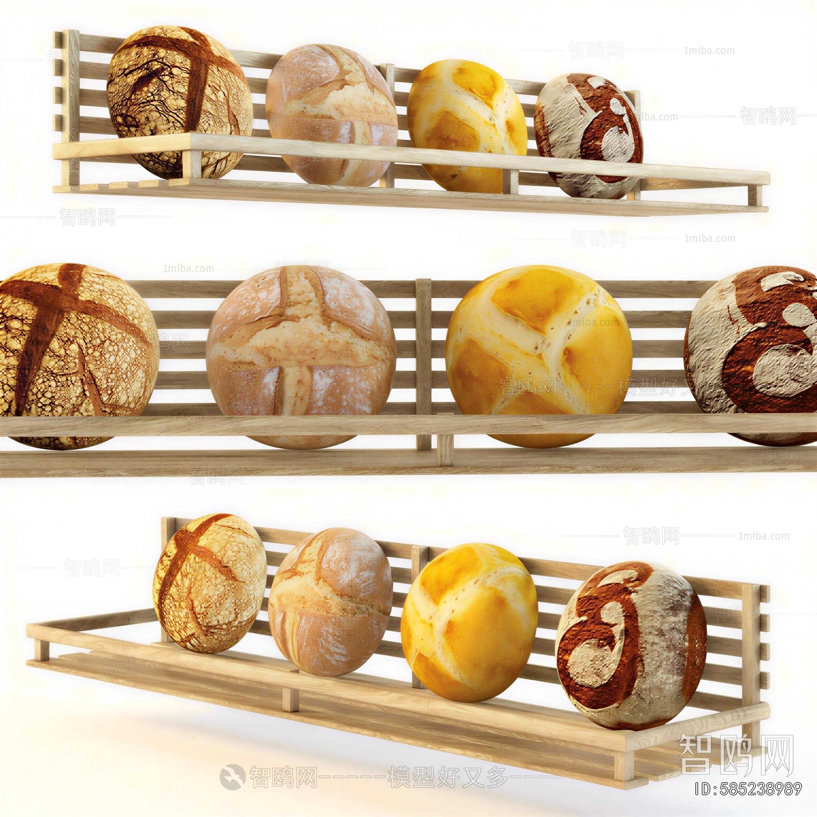 Modern Bread Cake