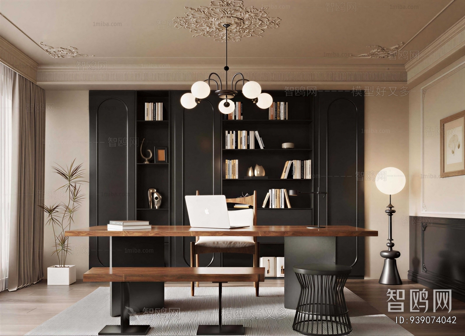 French Style Study Space