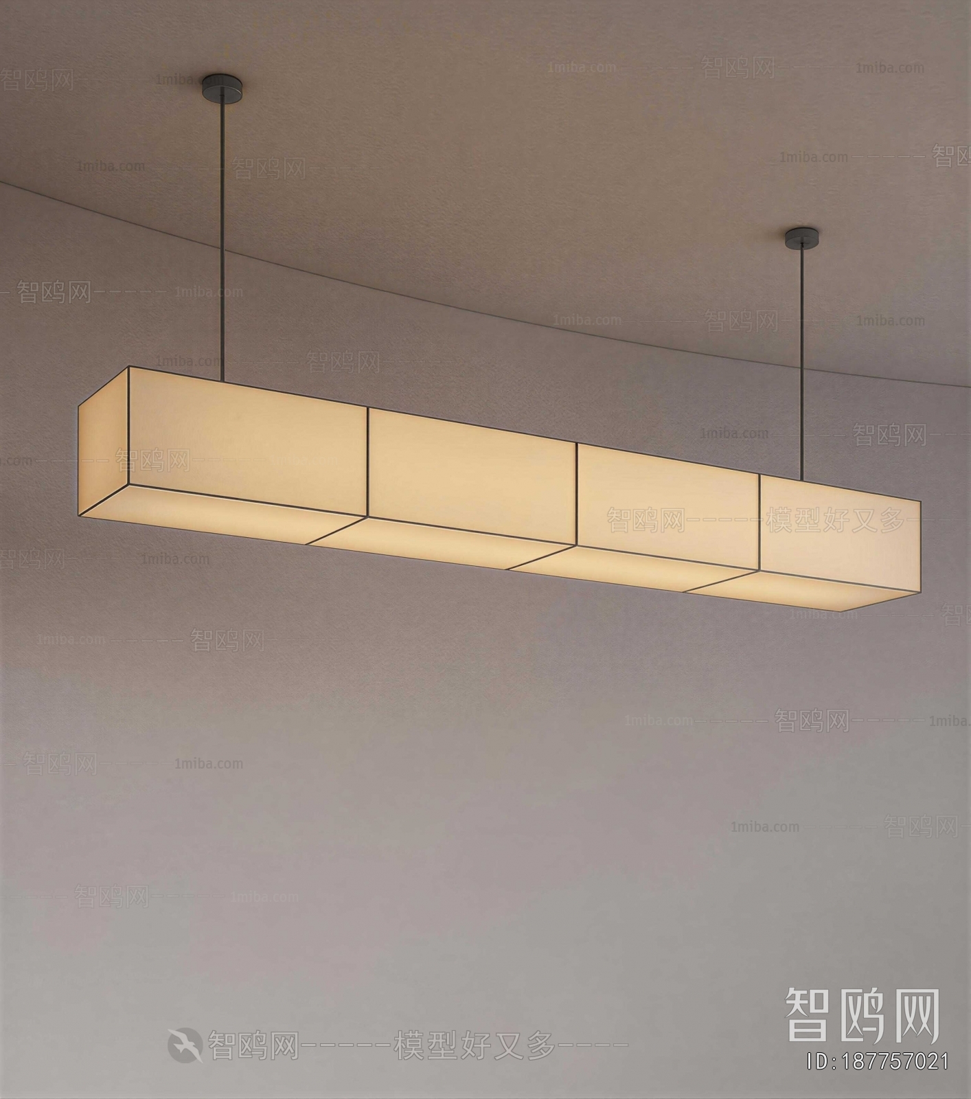 Modern Long Chandelier