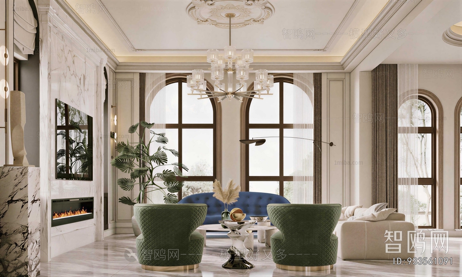 American Style A Living Room
