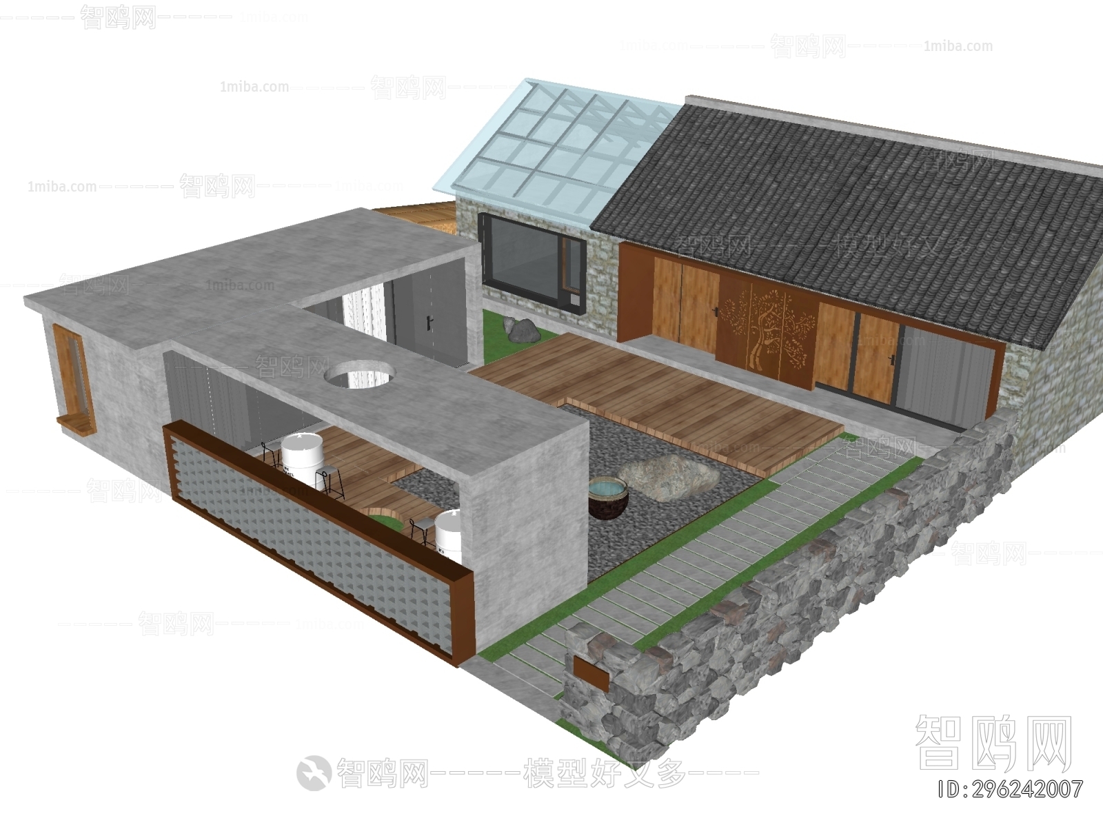 Chinese Style Residential Building