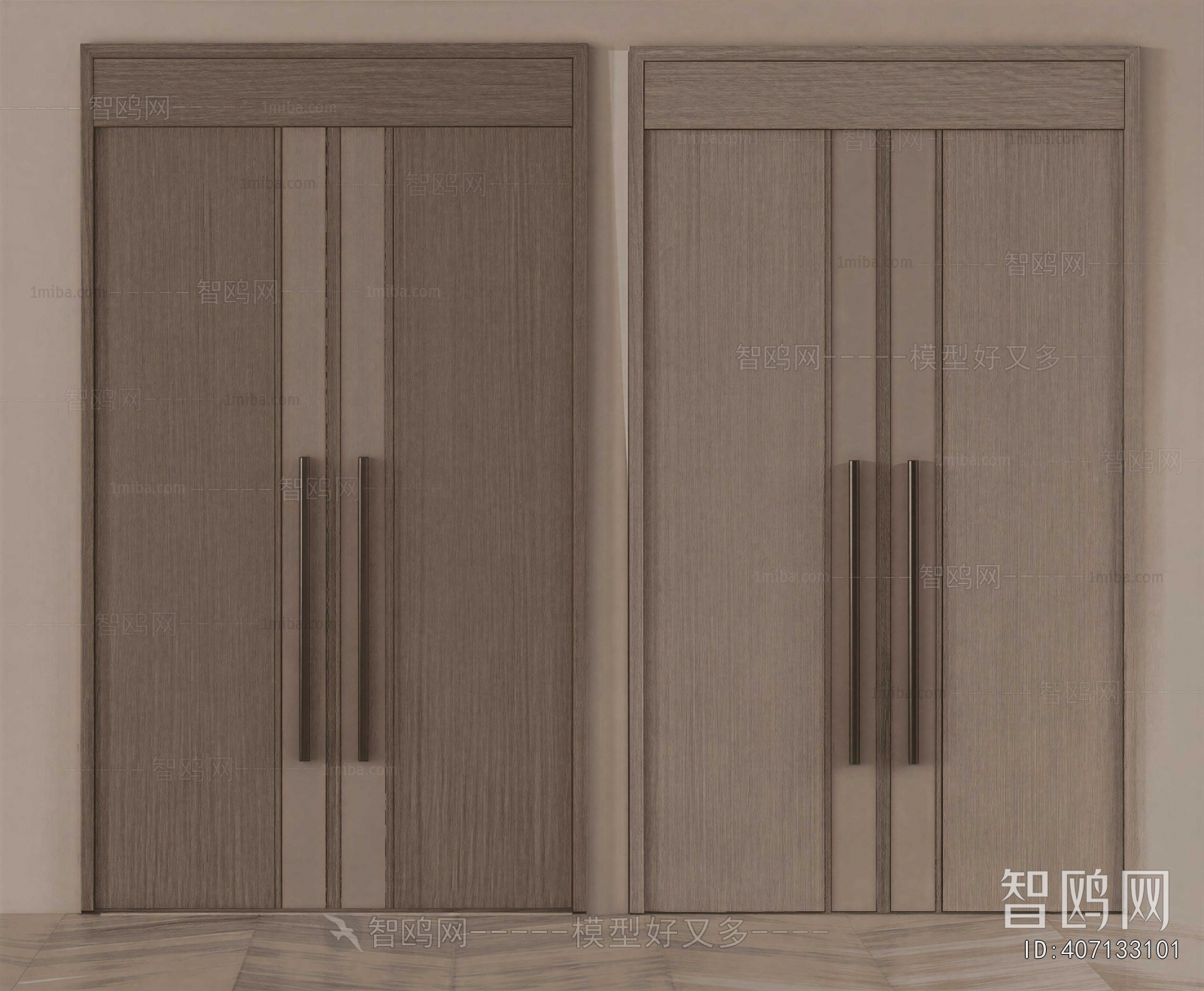 Modern Double Door