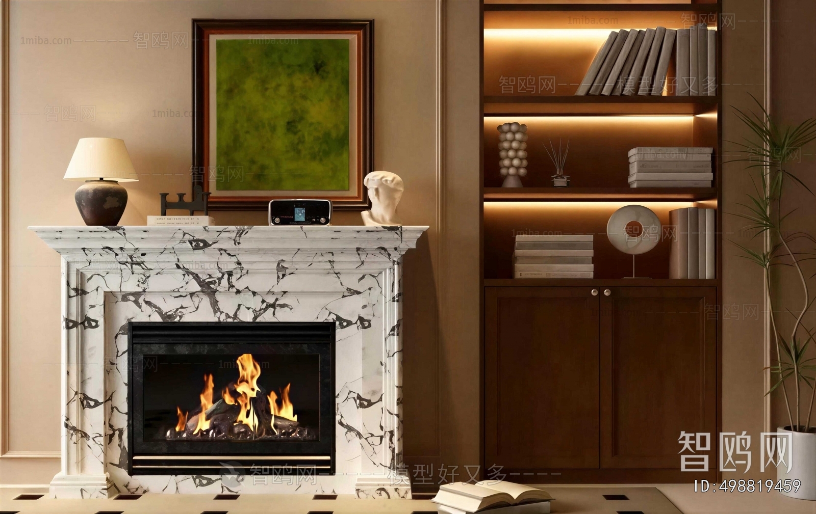 French Style Fireplace