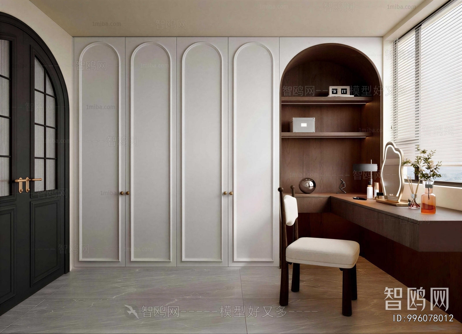 French Style Clothes Storage Area