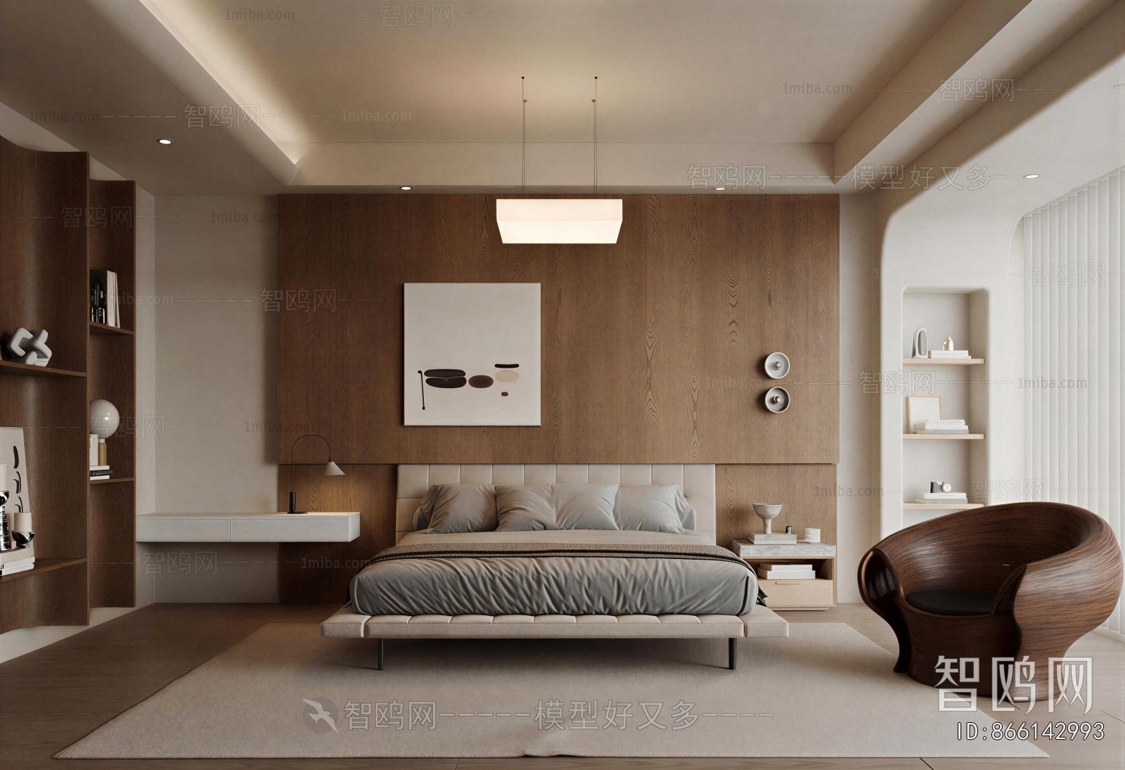 Wabi-sabi Style Bedroom