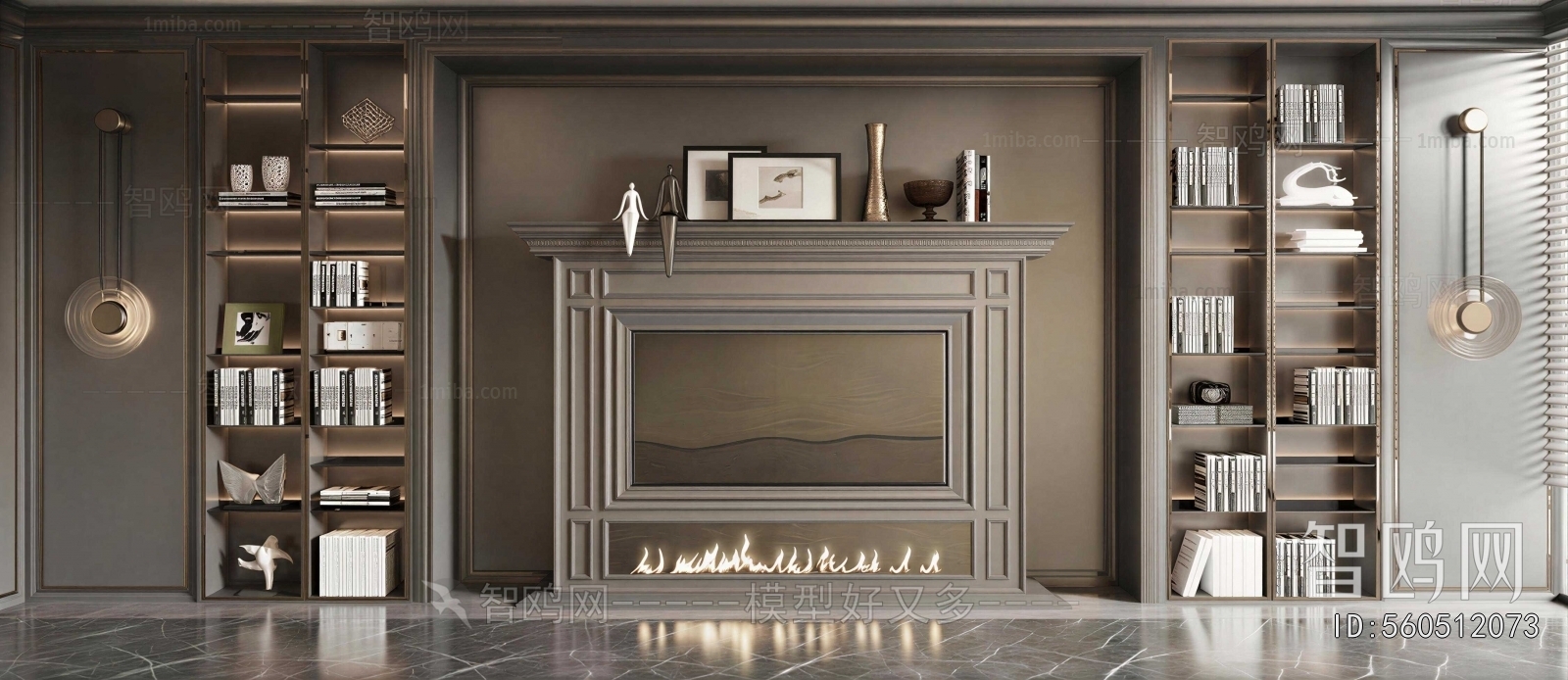 American Style Fireplace