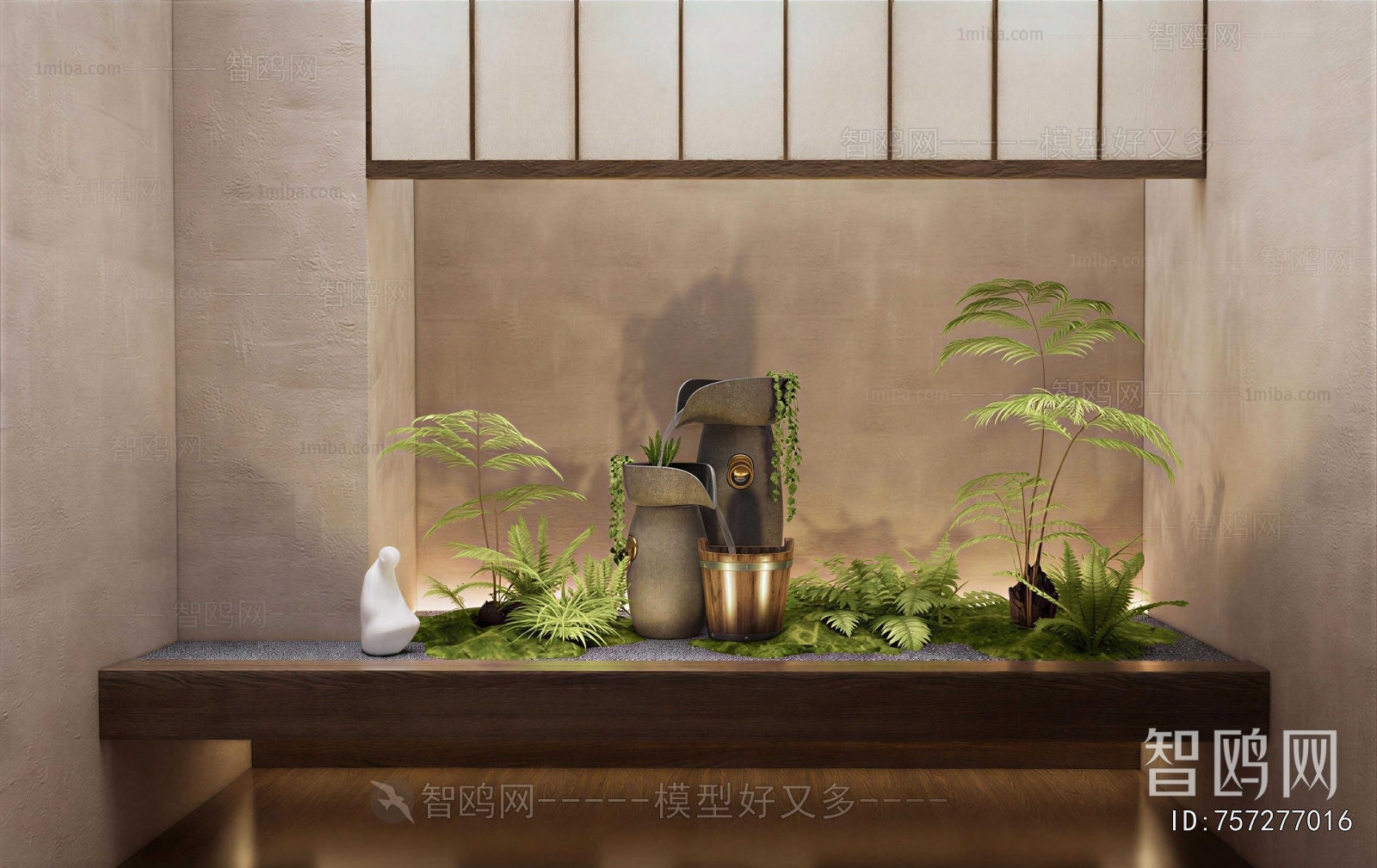 New Chinese Style Plant Landscaping