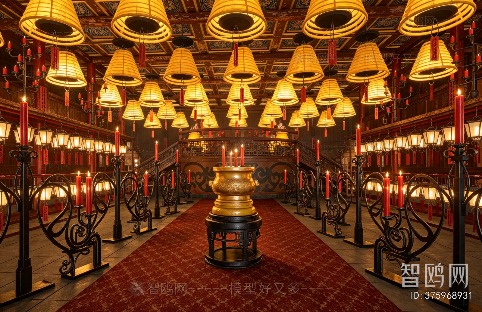Chinese Style Ancient Architectural Buildings