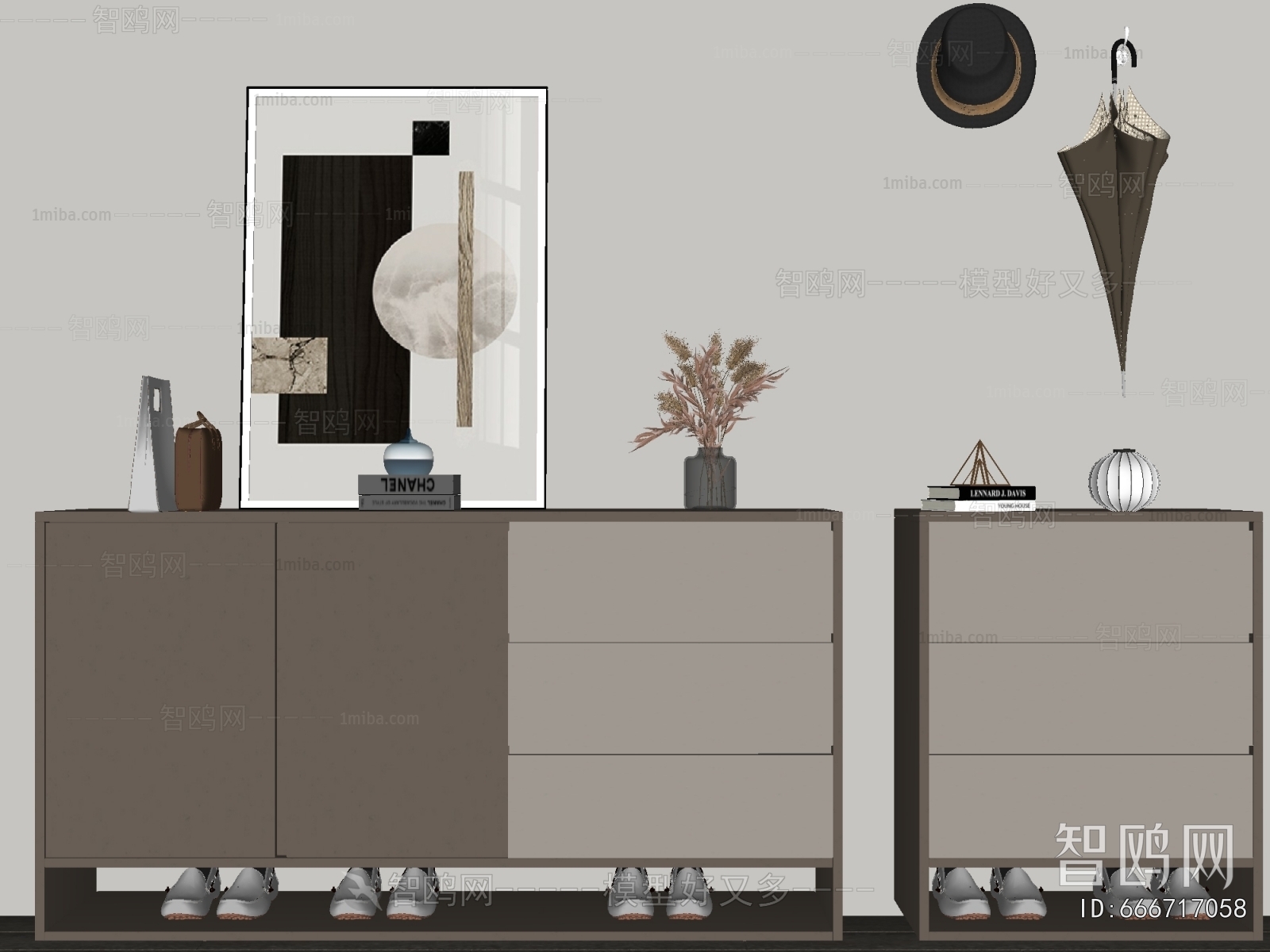 Modern Shoe Cabinet