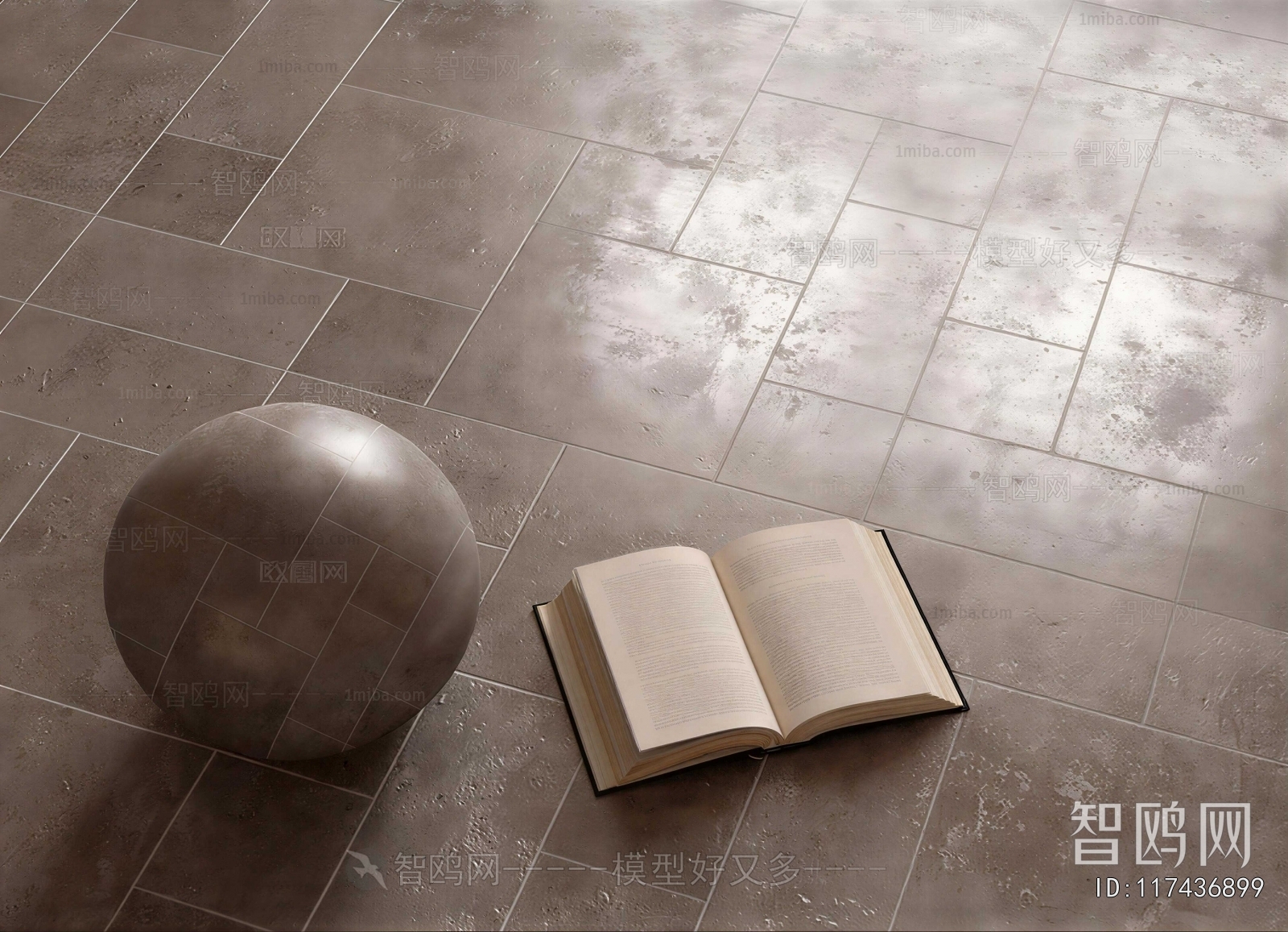 Wabi-sabi Style Floor Tile