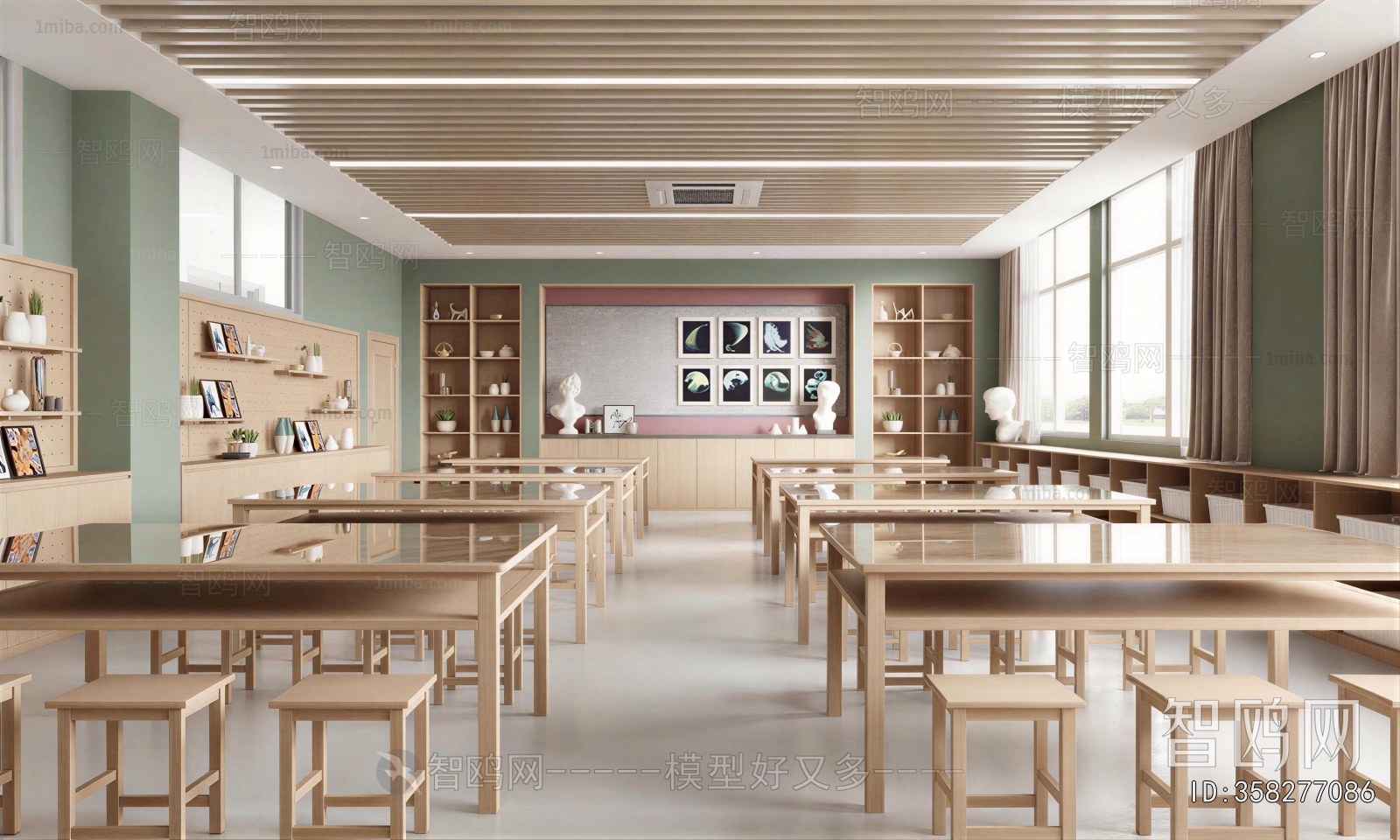 Modern Art Room