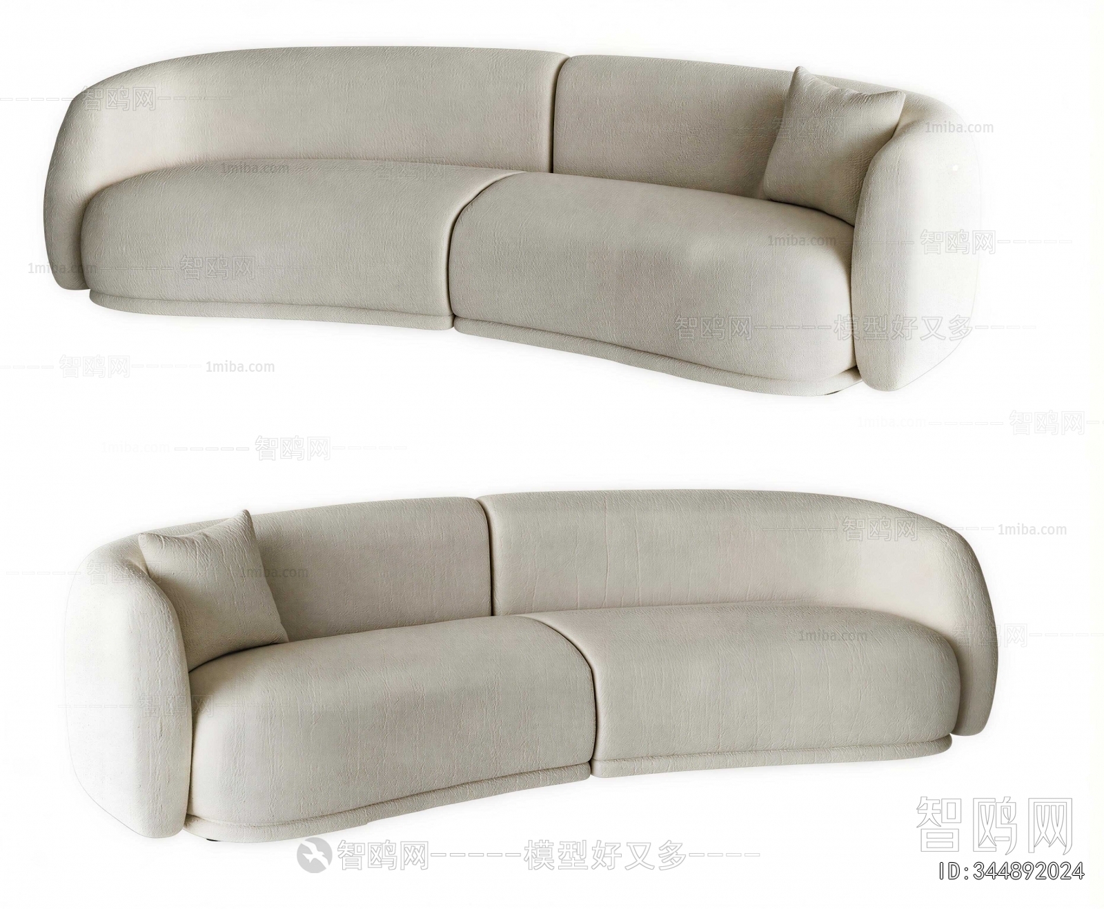Modern Curved Sofa