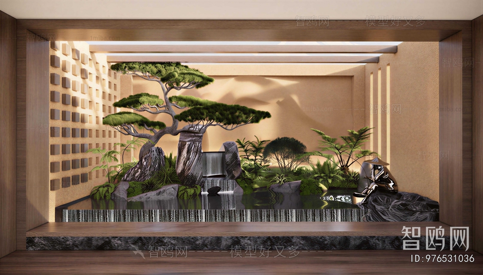 New Chinese Style Plant Landscaping