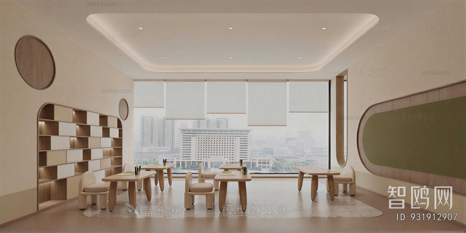 Wabi-sabi Style Kindergarten Classrooms