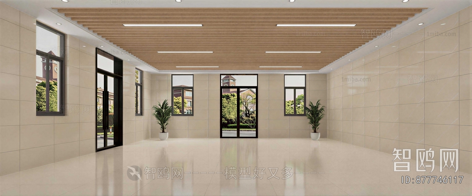 Modern Office Reception Desk