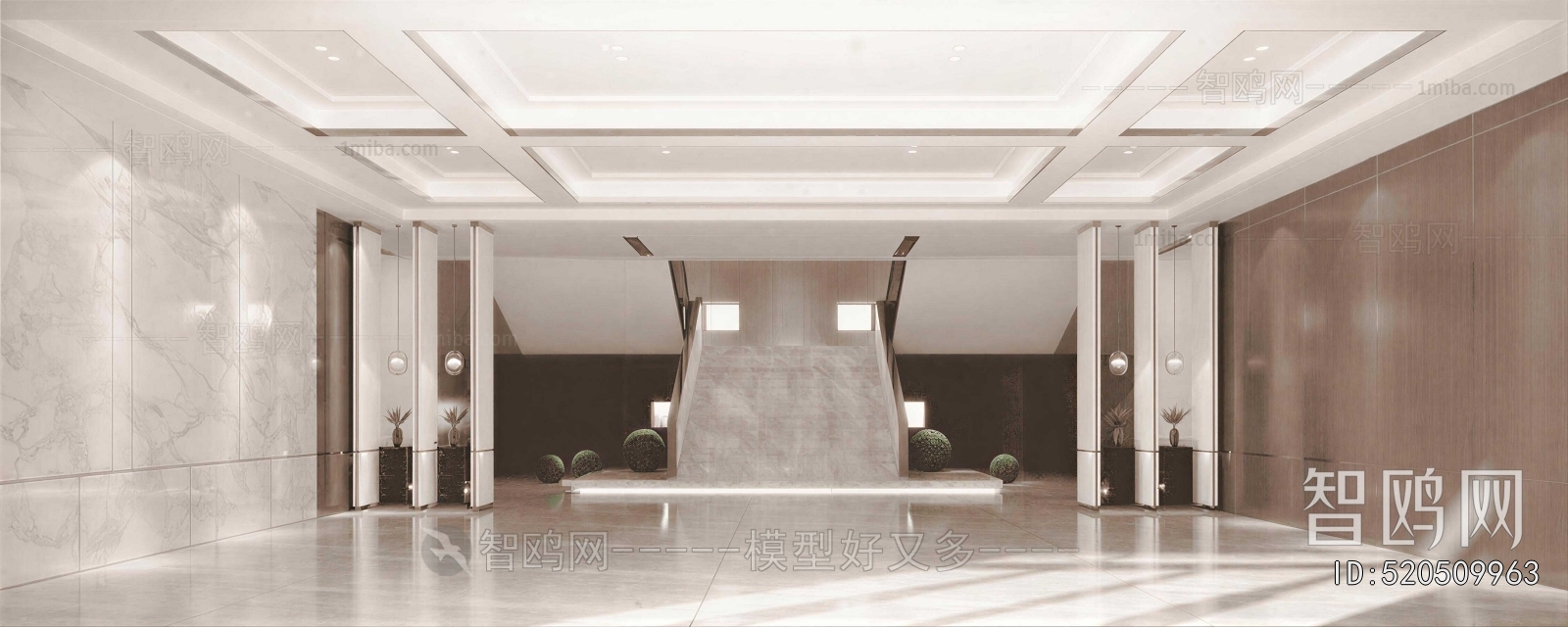 Modern Office Reception Desk