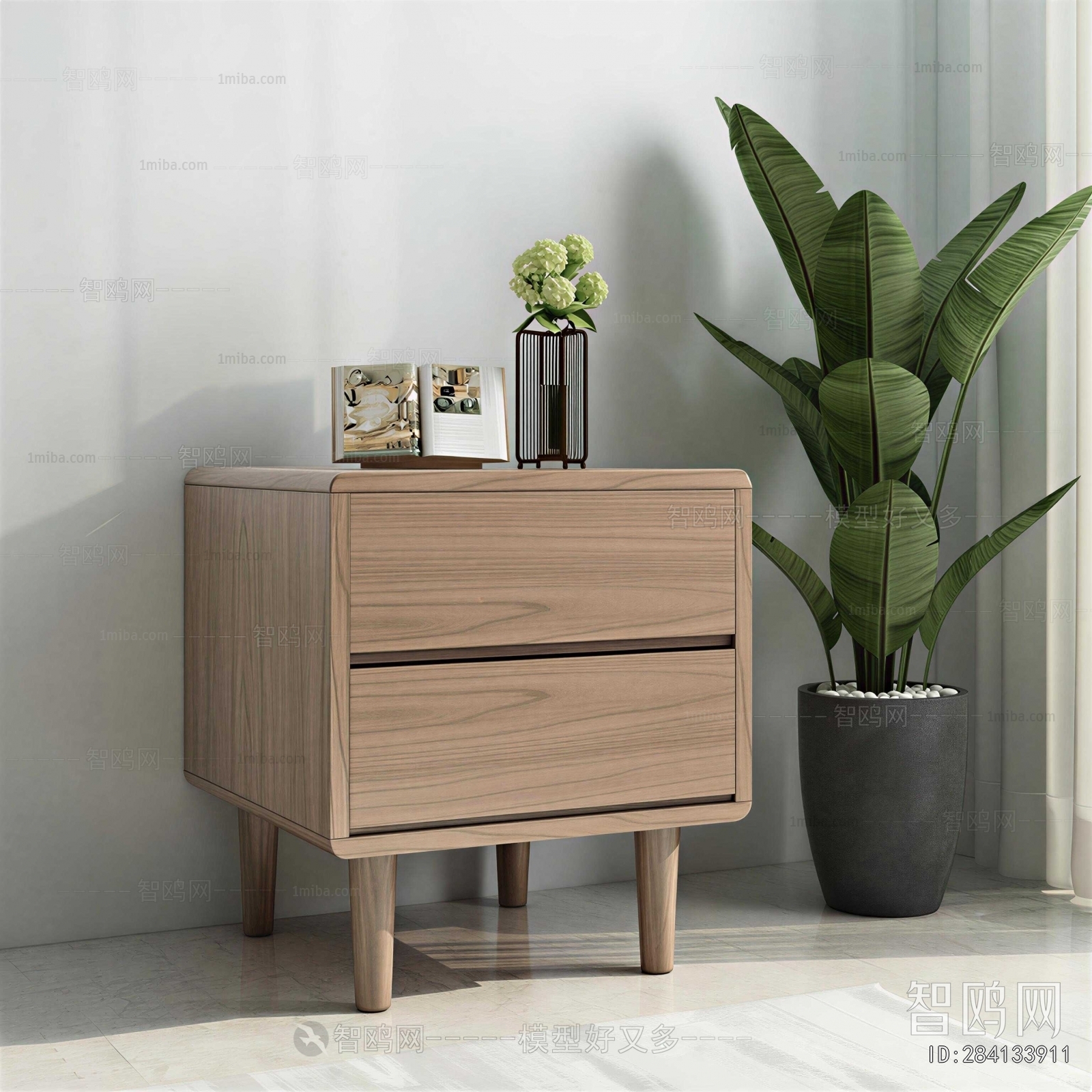 Modern Bedside Cupboard