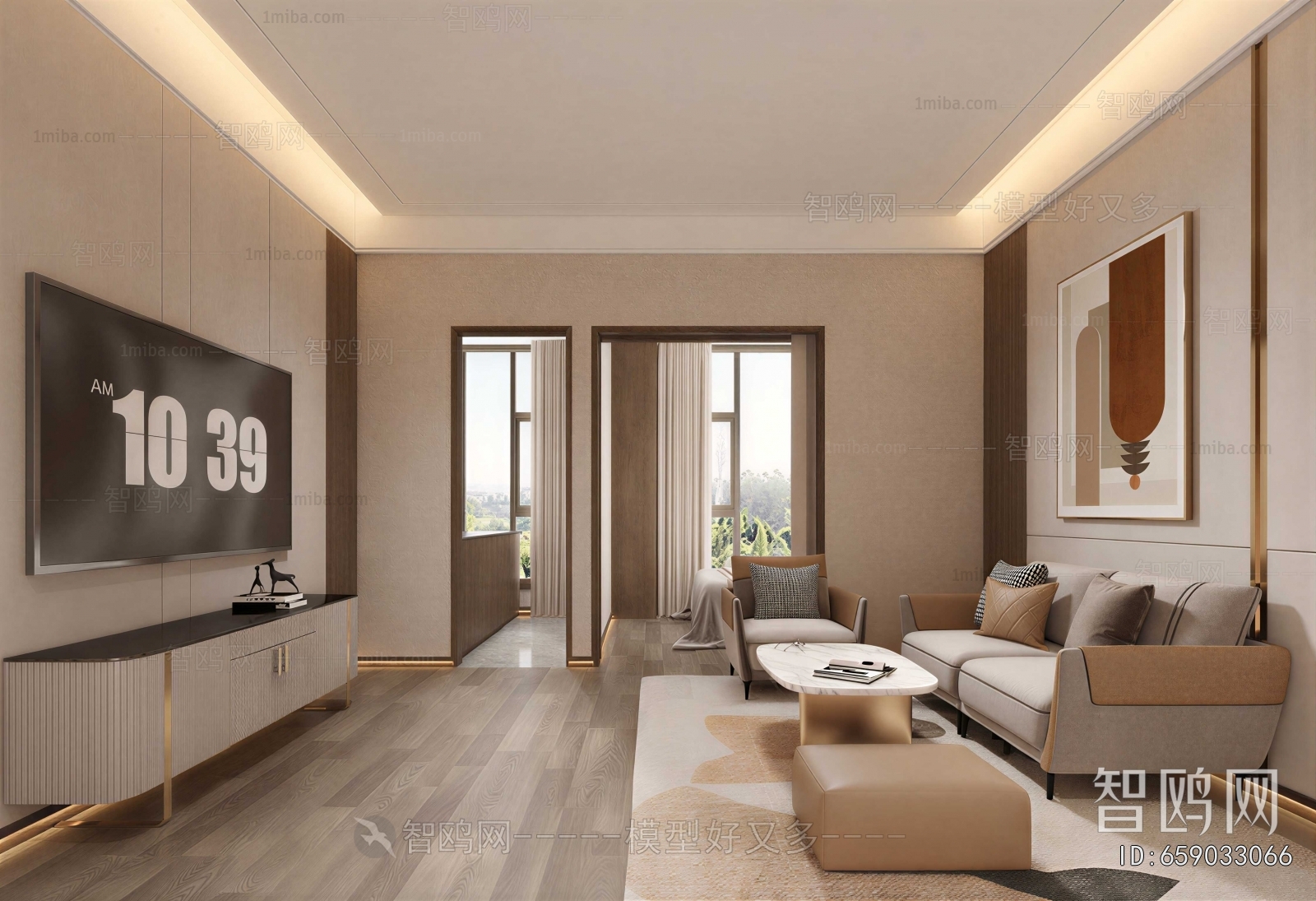Modern Guest Room