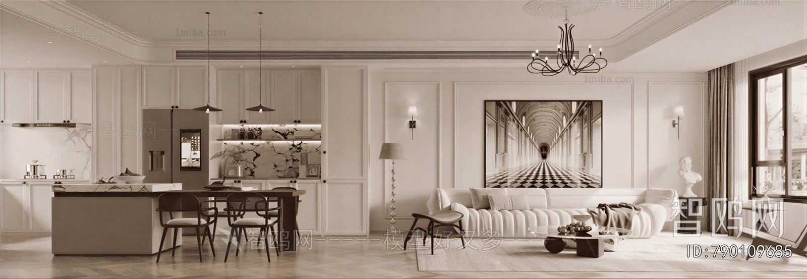 French Style A Living Room