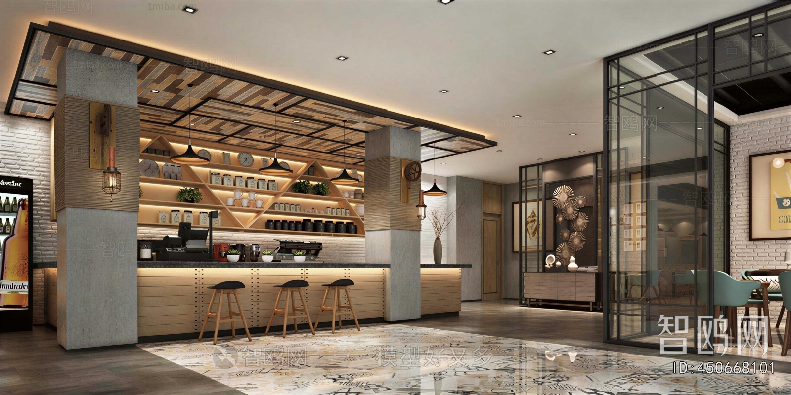Industrial Style Cafe