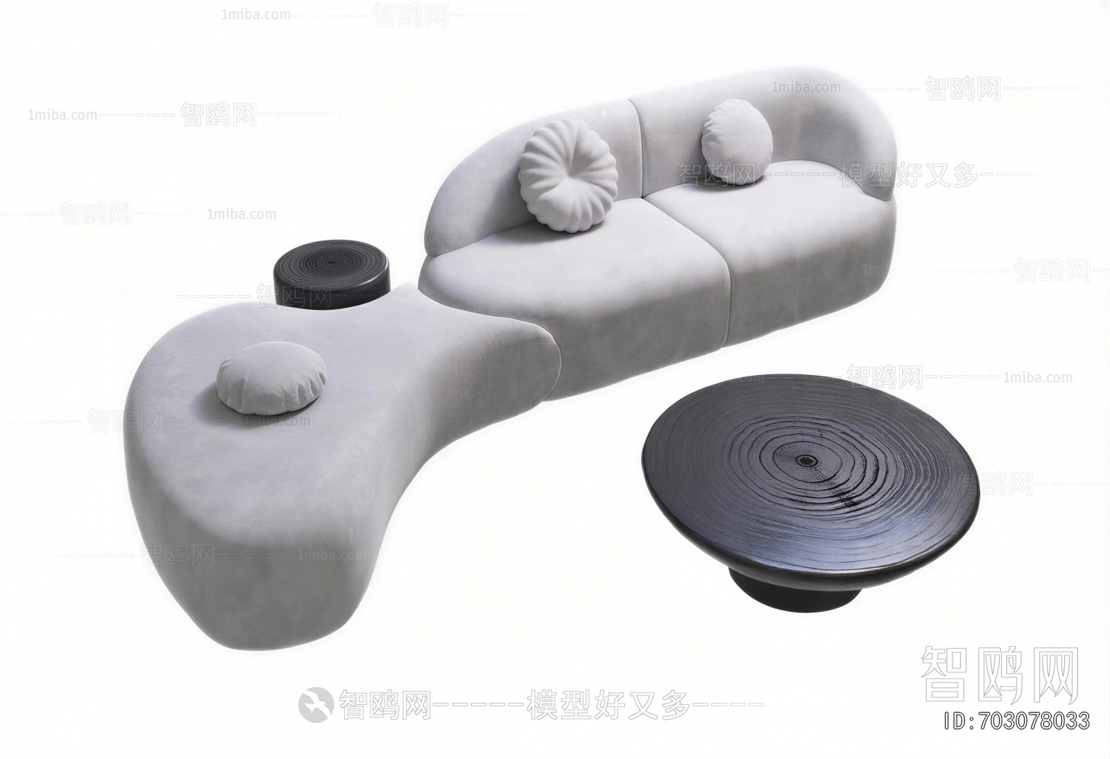 Modern Curved Sofa