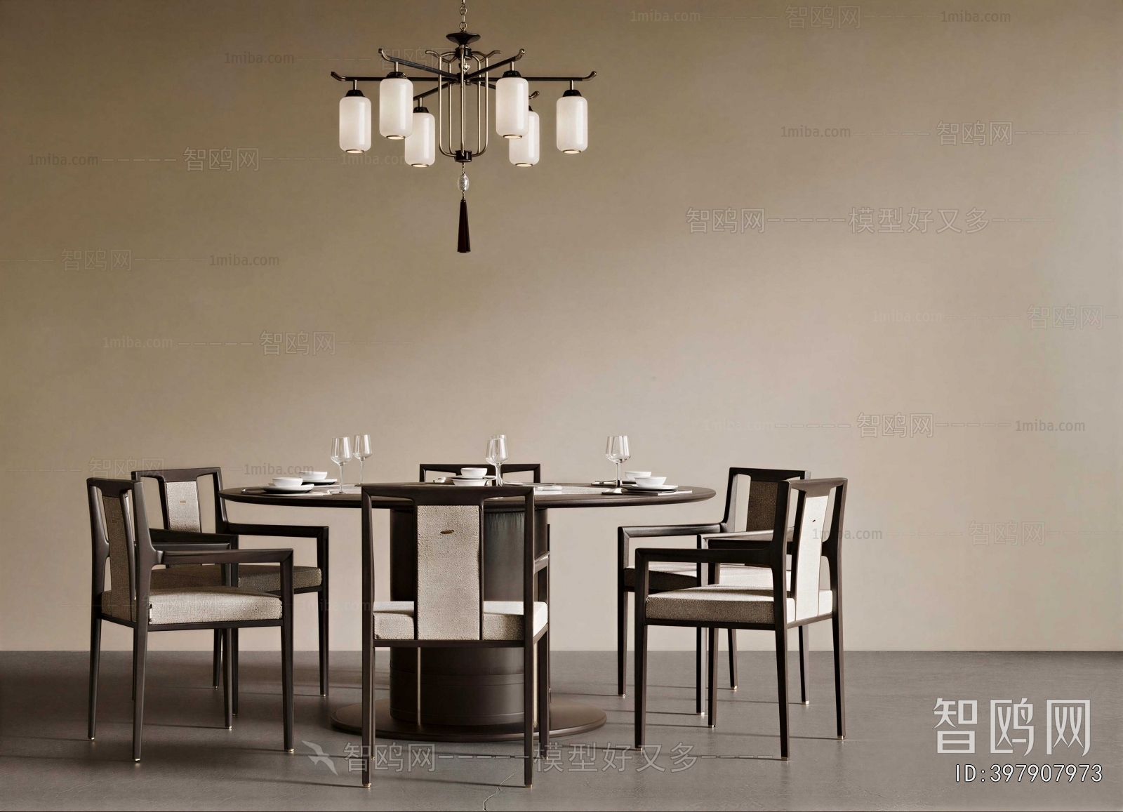 New Chinese Style Dining Table And Chairs