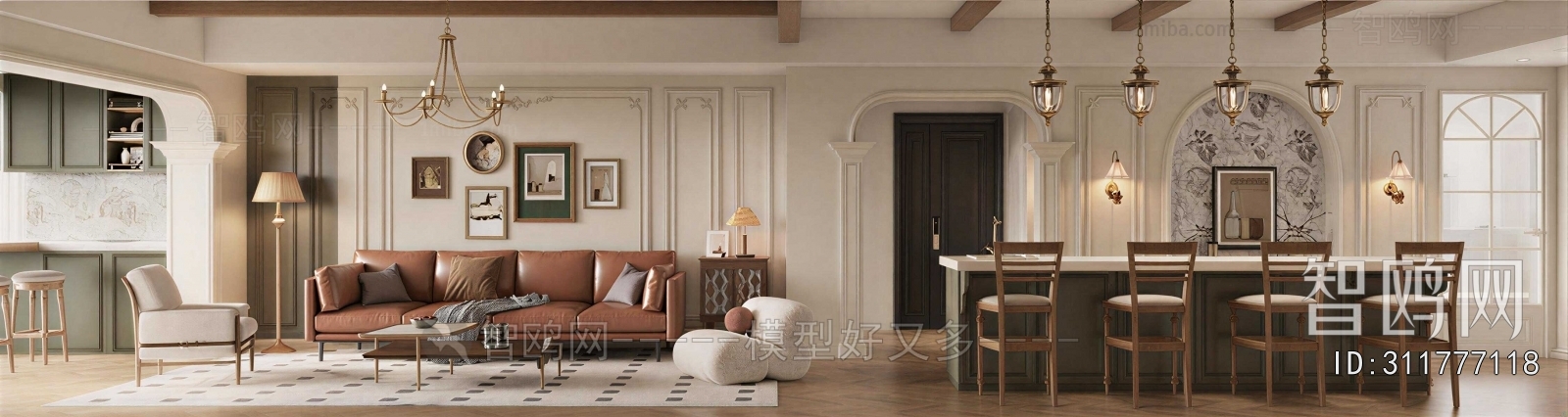 French Style A Living Room