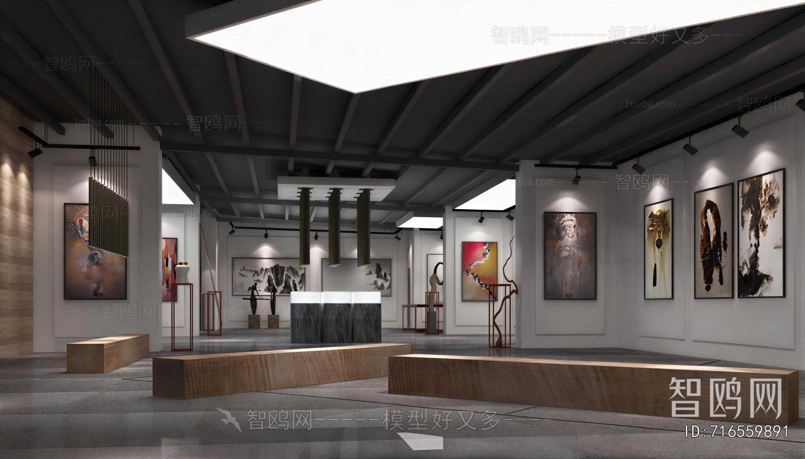 Industrial Style Exhibition Hall
