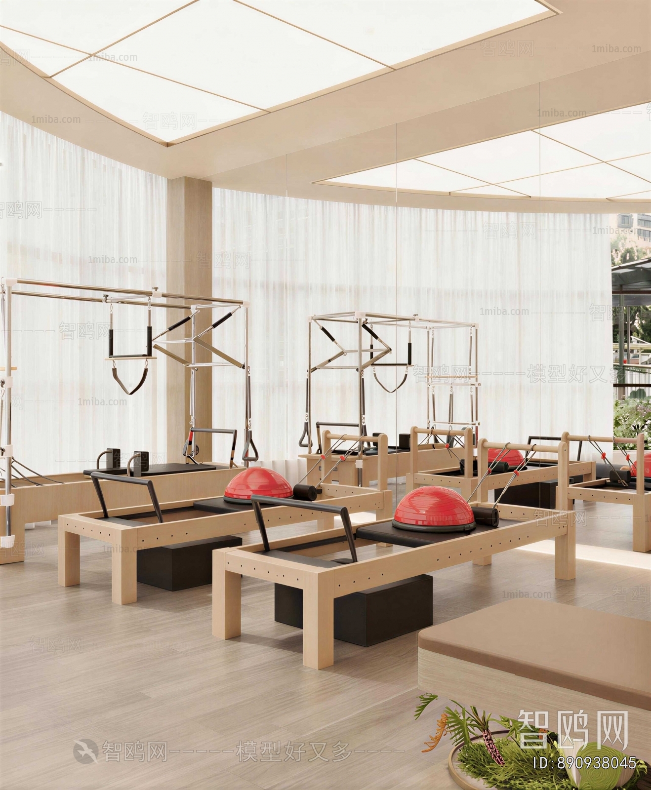 Modern Yoga Room