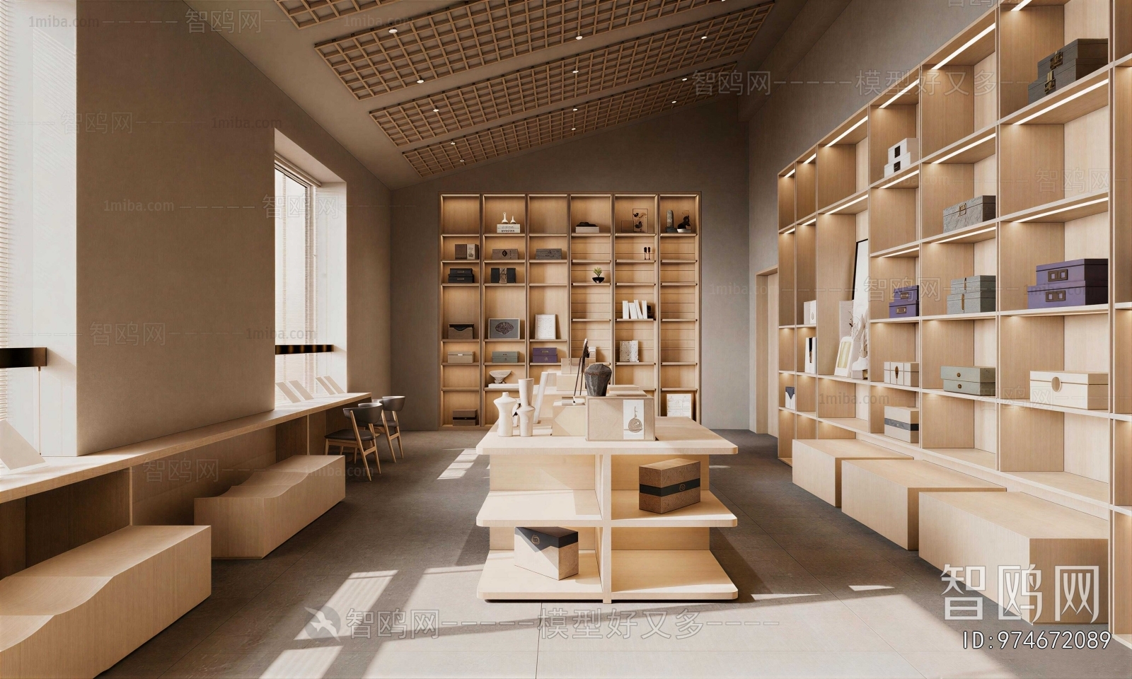 Modern Bookstore Book Bar