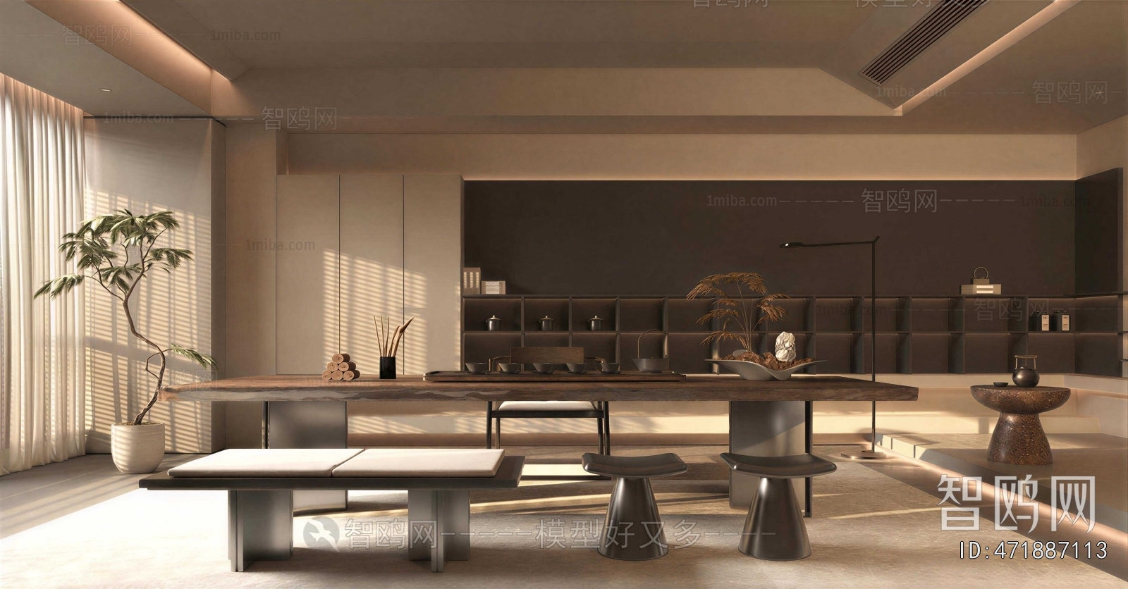 Wabi-sabi Style Tea House