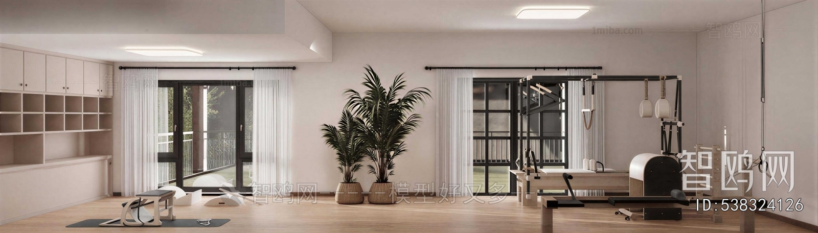 Modern Yoga Room