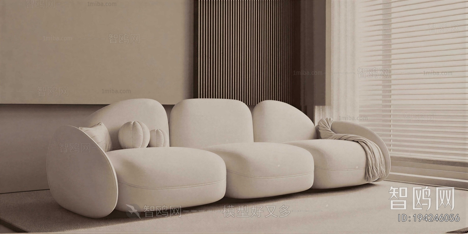 Modern Three-seat Sofa