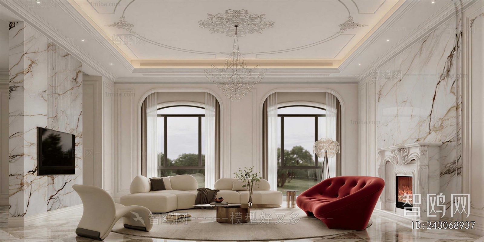 French Style A Living Room