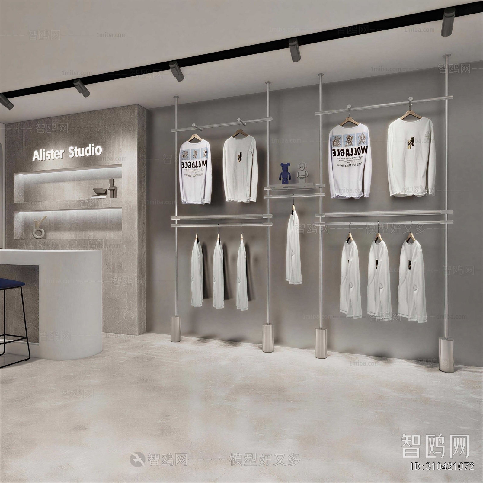 Industrial Style Clothing Store