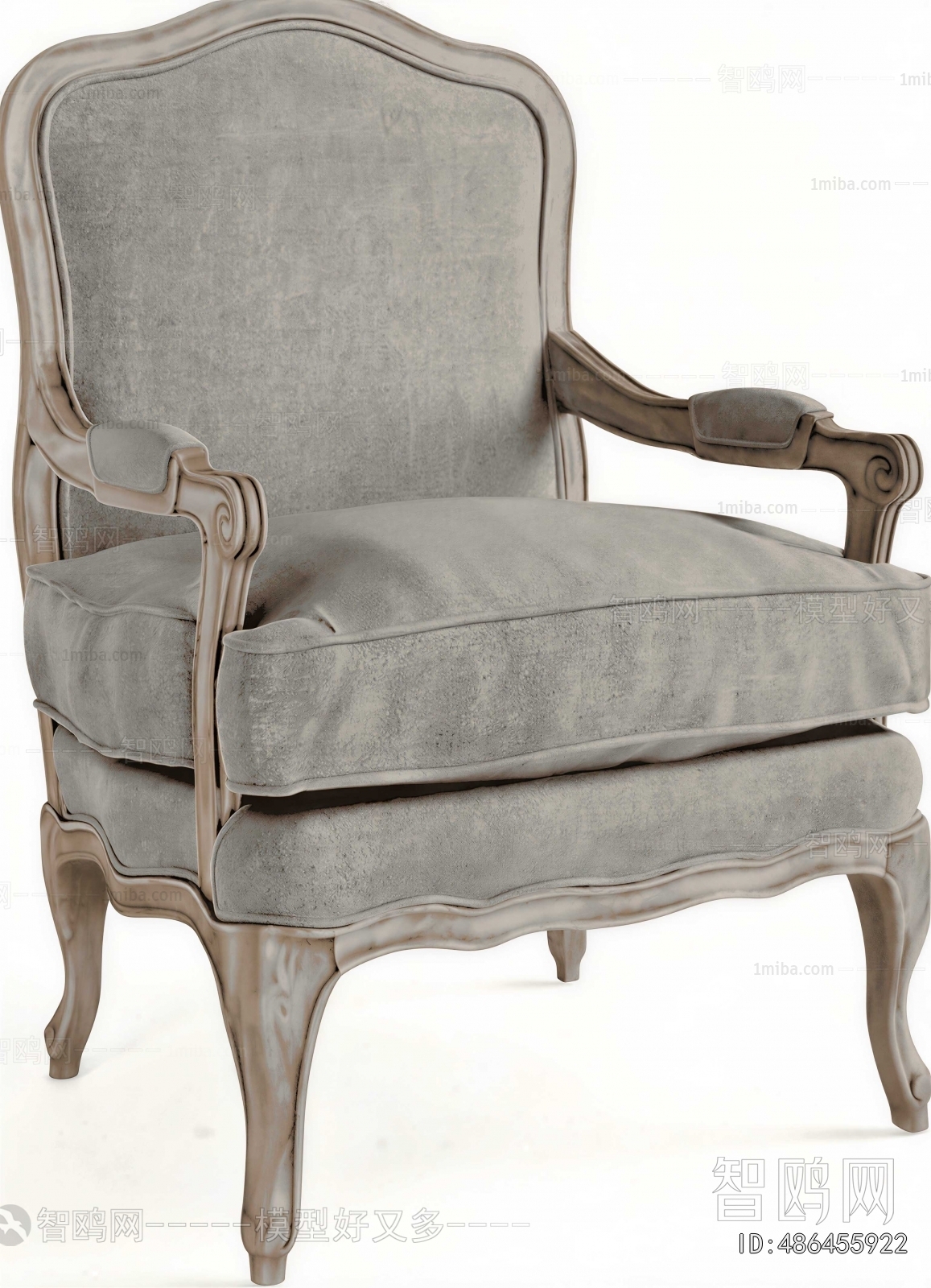 French Style Single Sofa