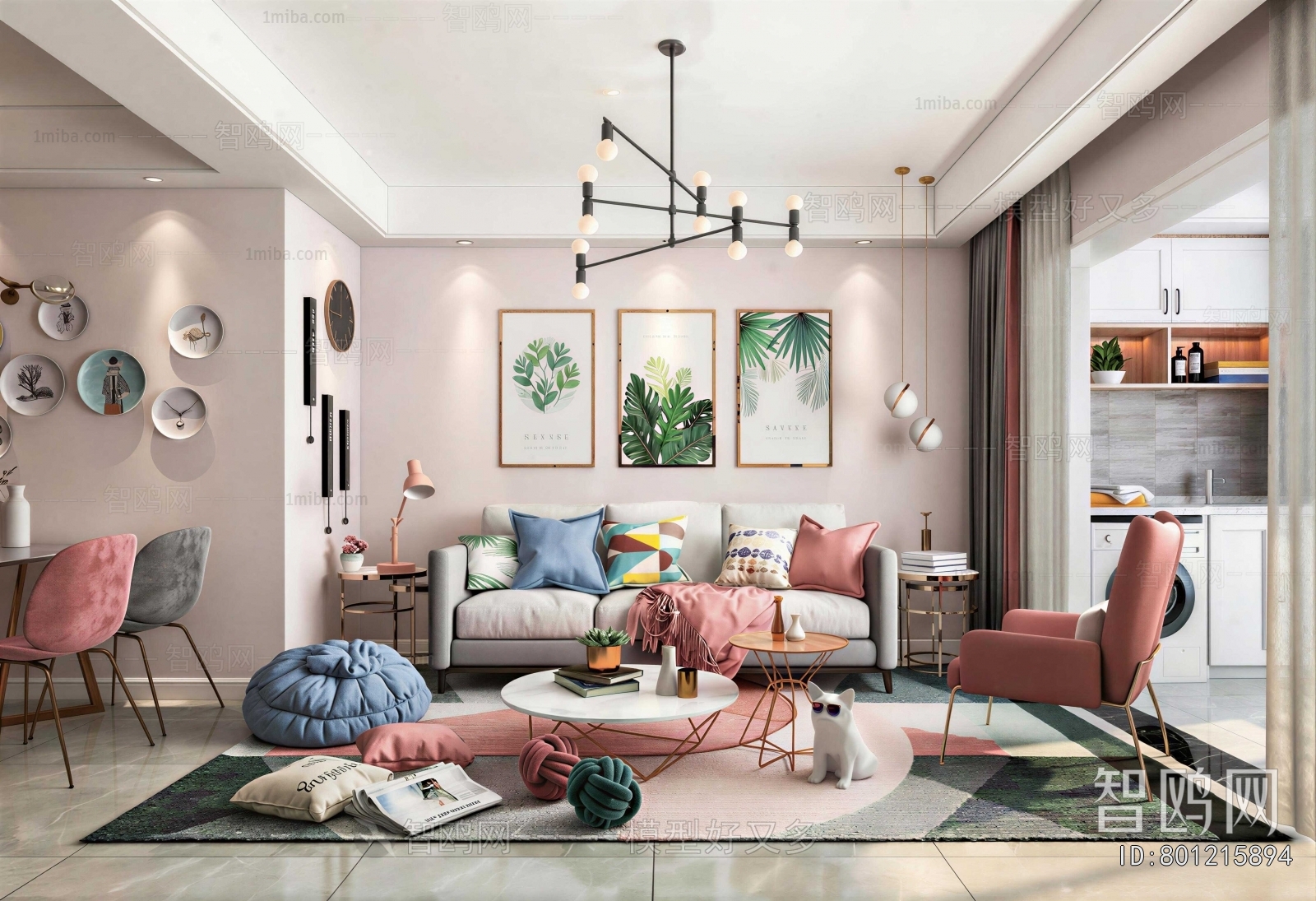 Nordic Style A Living Room