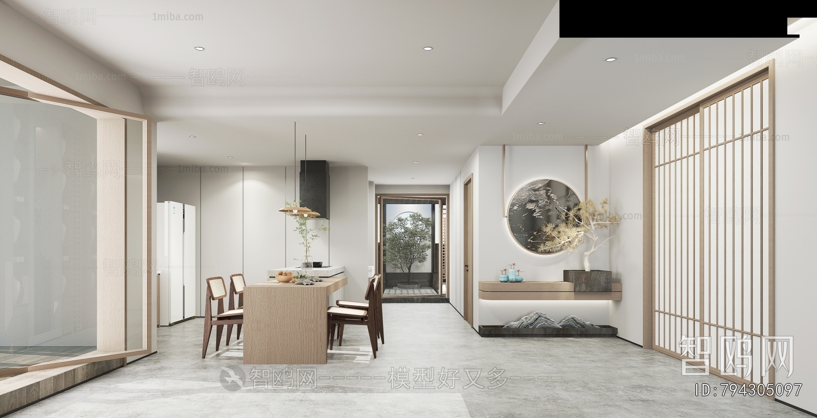 New Chinese Style Dining Room