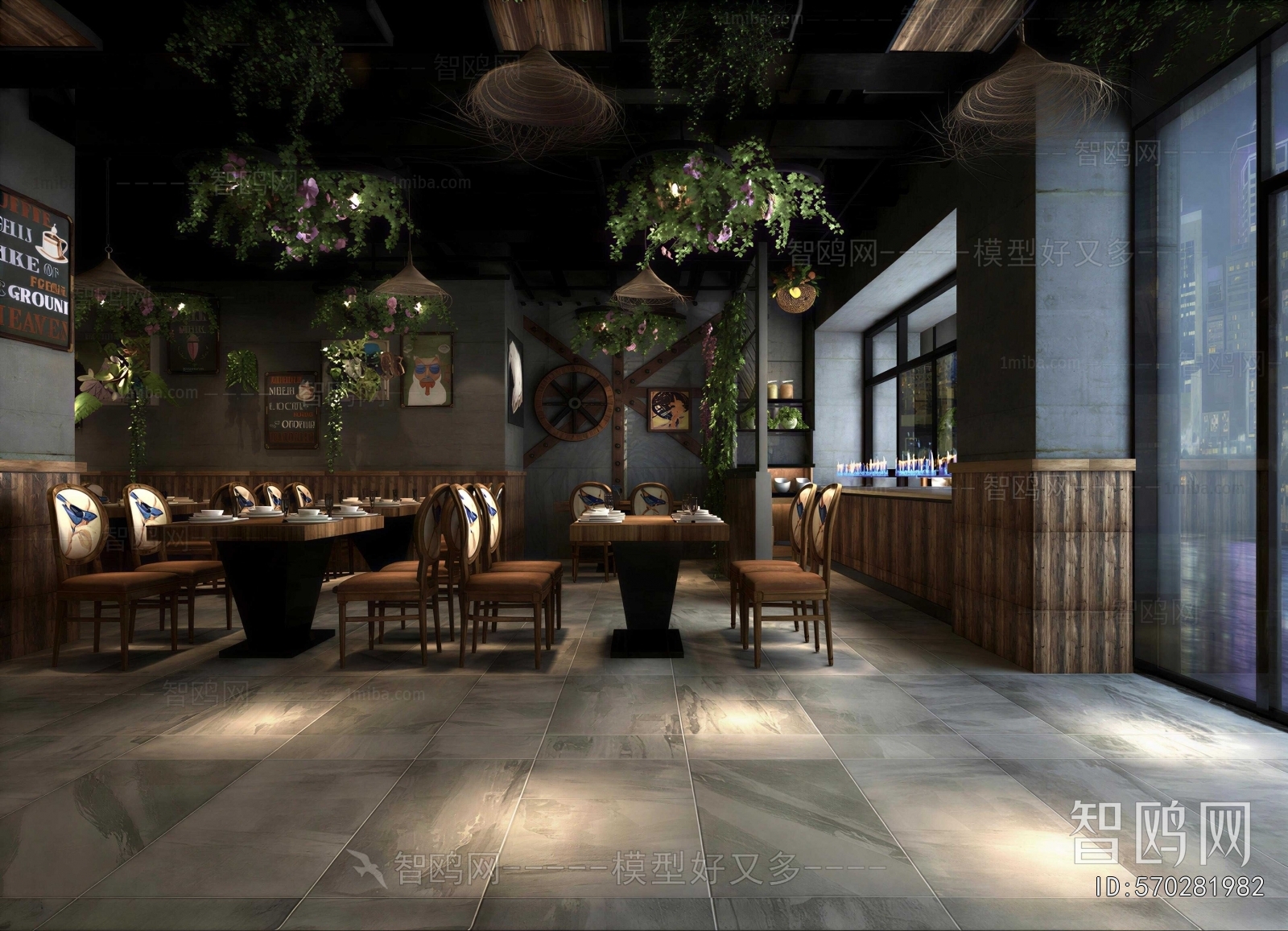 Industrial Style Restaurant