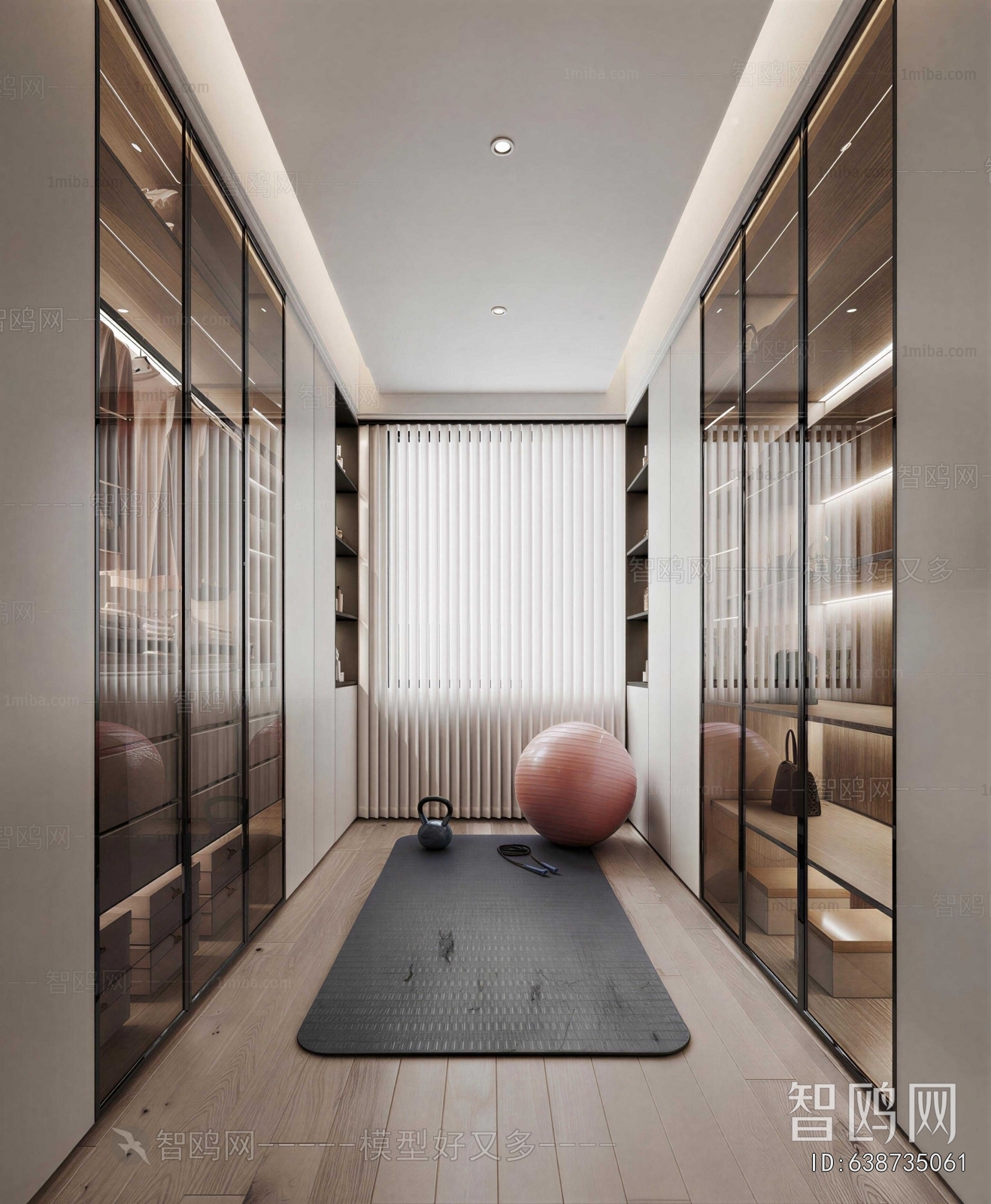 Modern Clothes Storage Area