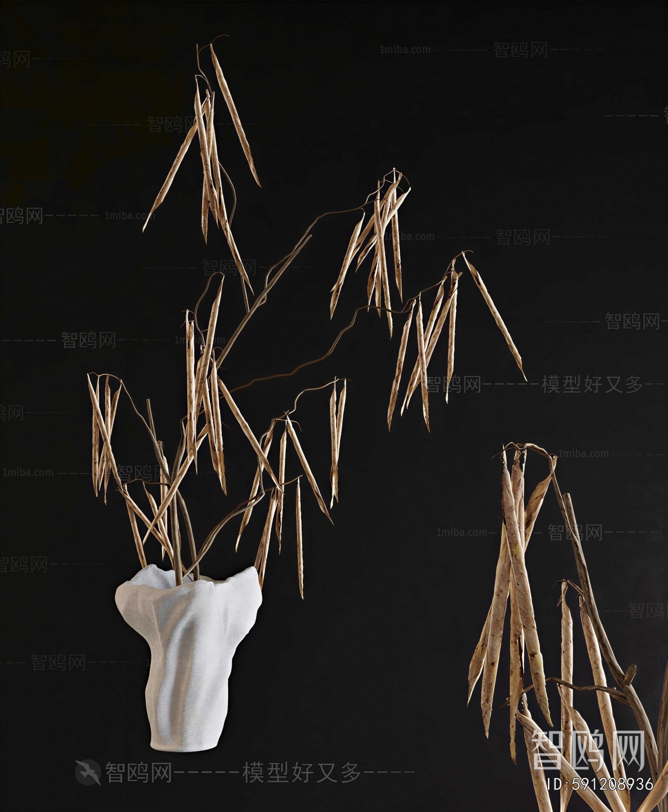 Modern Dried Branch