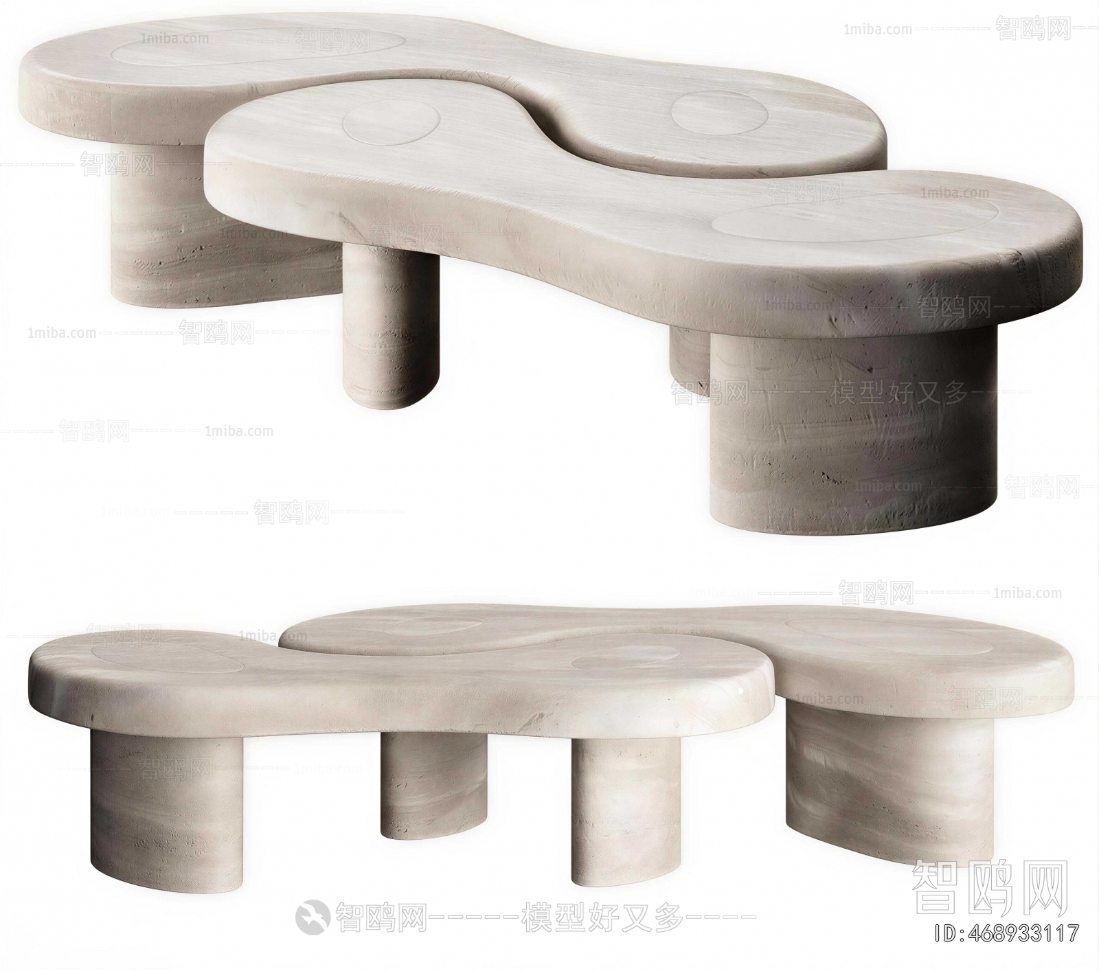 Wabi-sabi Style Coffee Table