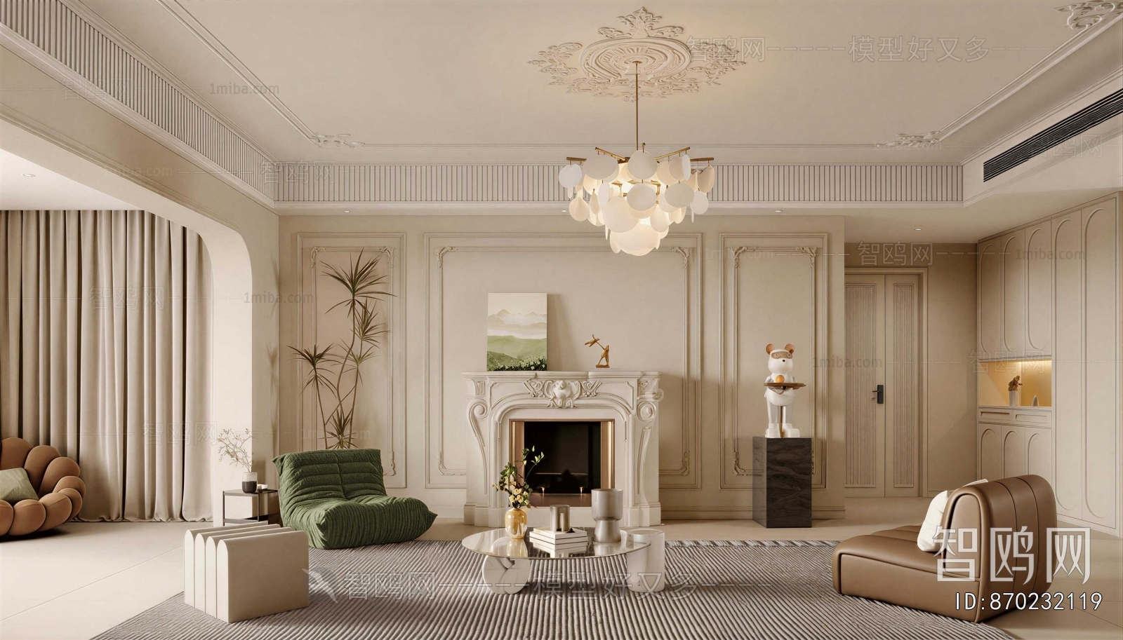 French Style A Living Room