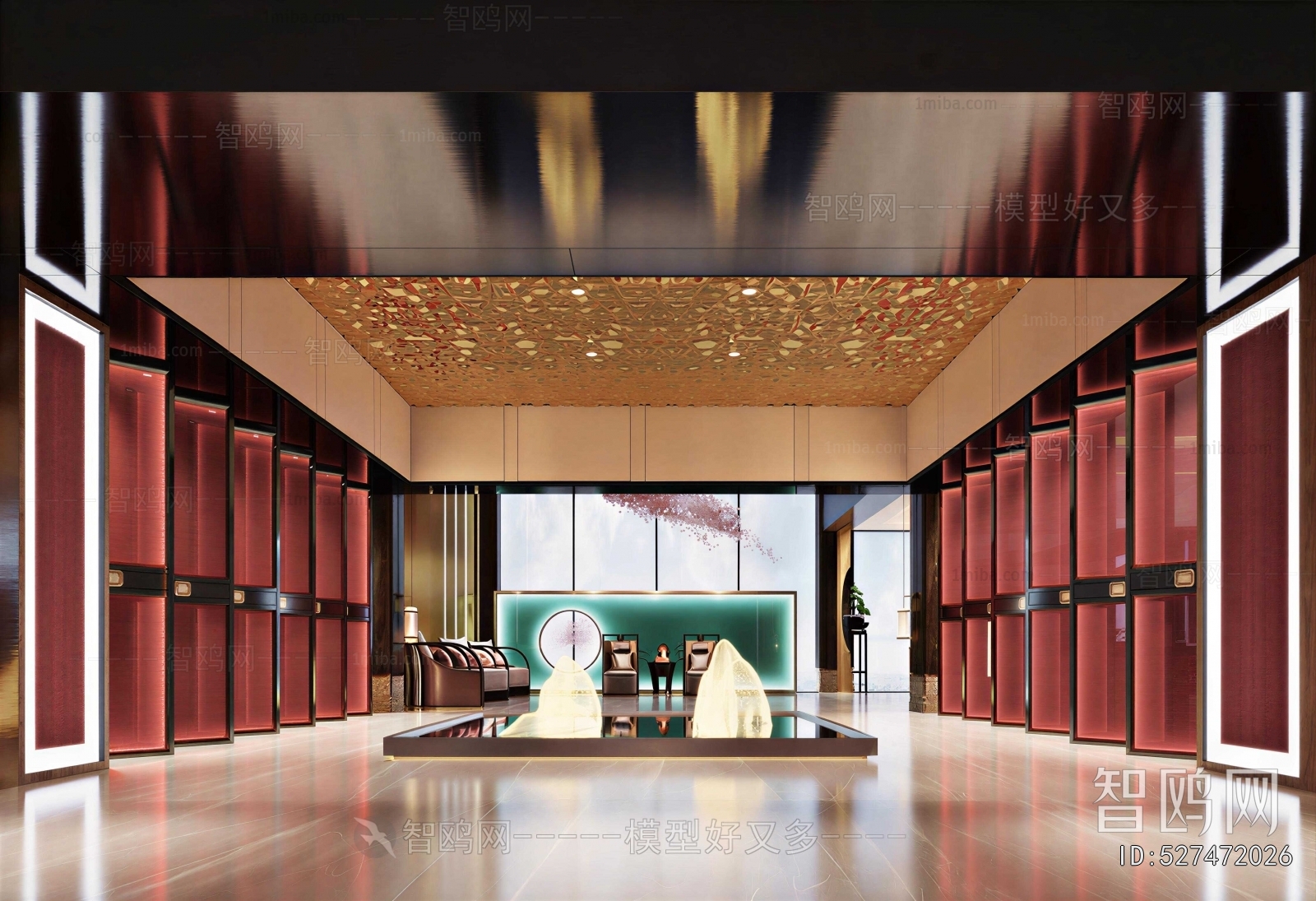 New Chinese Style Lobby Hall