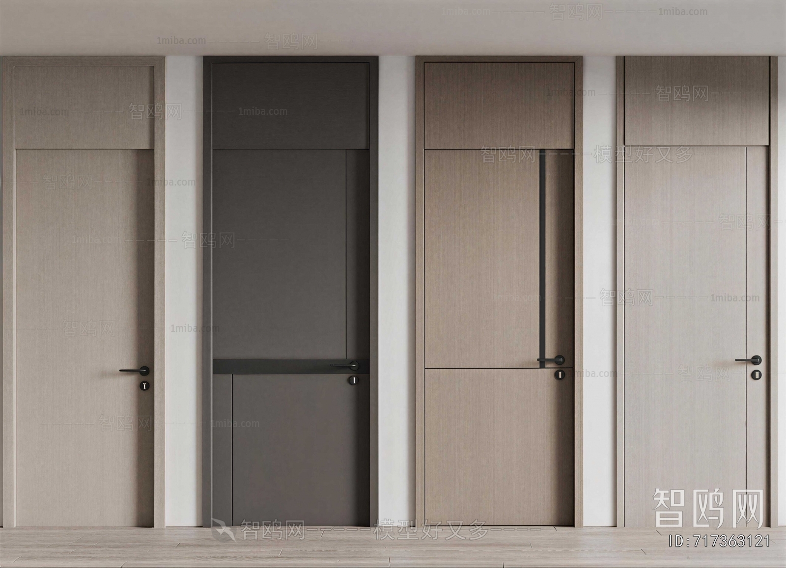 Modern Single Door