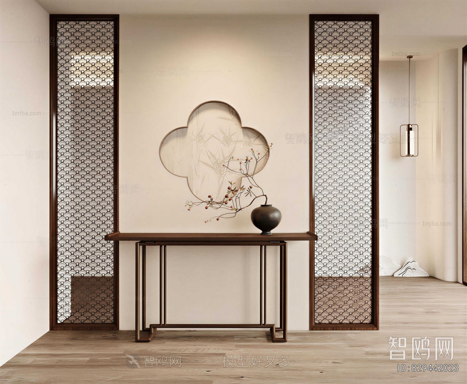 New Chinese Style Hallway
