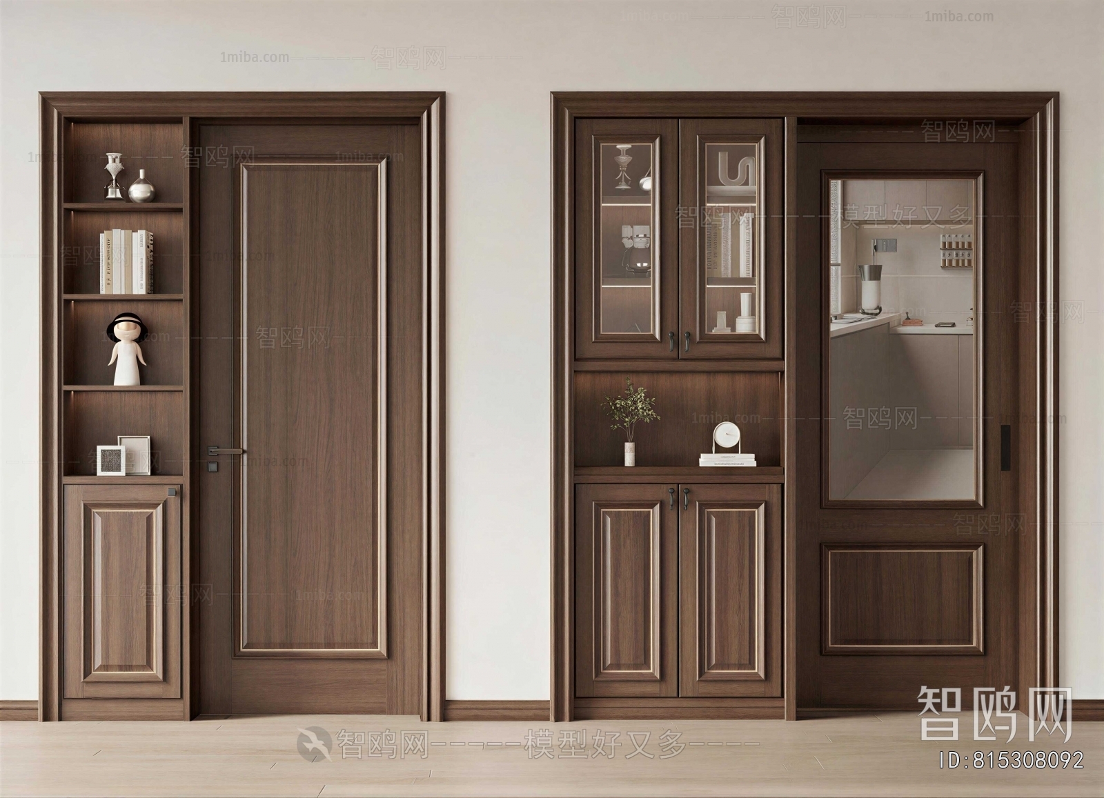 New Chinese Style Single Door
