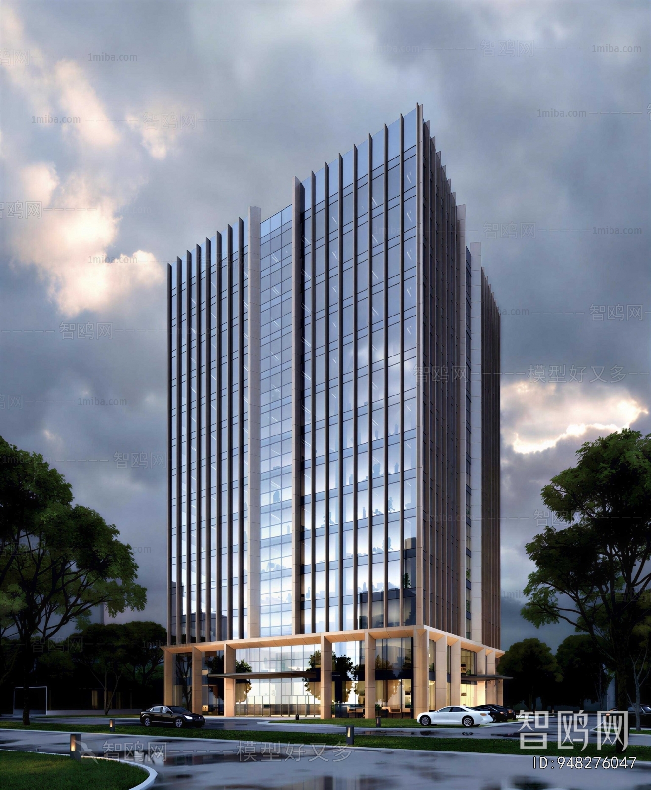 Modern Appearance Of Commercial Building